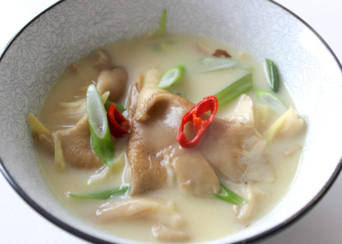 Thaise oesterzwammen soep