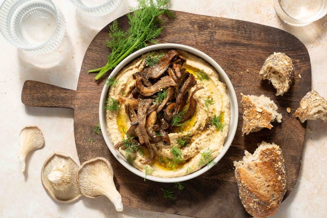 Humus van oesterzwammen